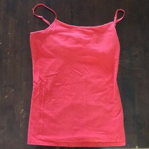 Pink/ coral/ red camisole tank